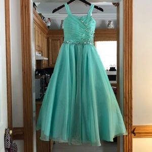 Girls pageant dress